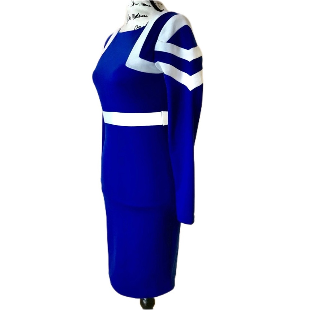 Square Neck Colorblock Dress - Picture 3 of 8
